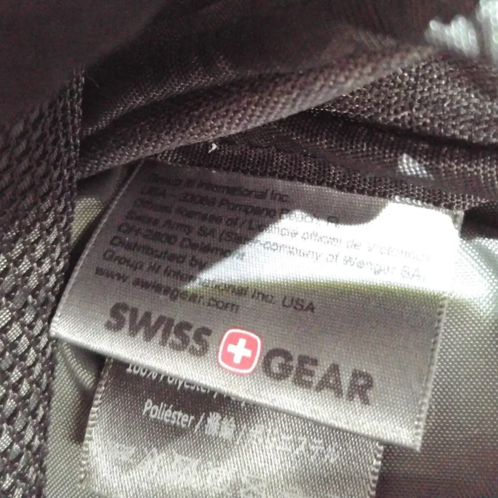 SwissGear Backpack Gray Laptop Tablet Airflow Ergonomic Travel School Bag